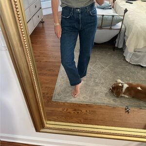 AGOLDE Fran Low Slung Straight Cuffed Jeans 28